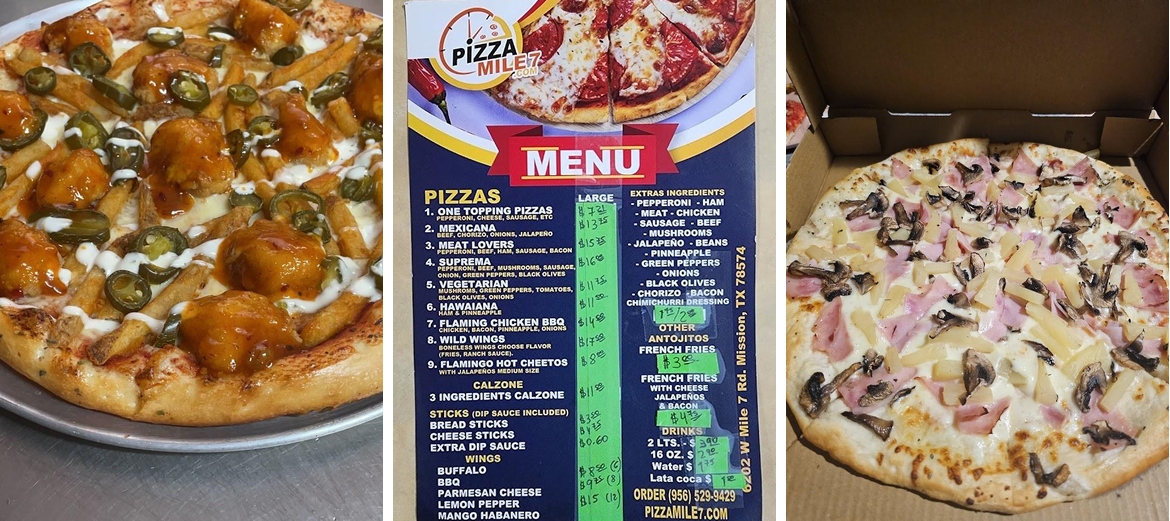 PIZZA MILE 7 Menu
